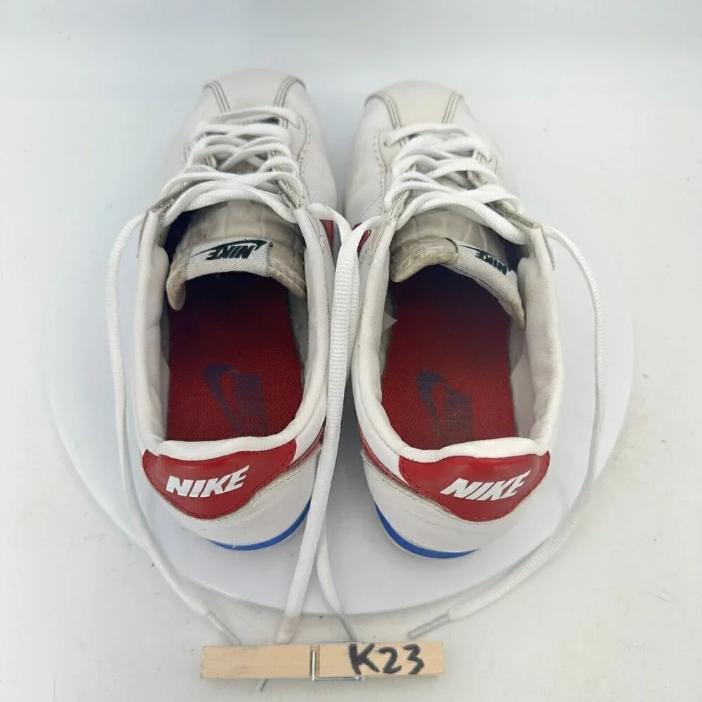Nike Classic Cortez White Red Women Comfort Sneaker Shoes 807471-103 Size 7